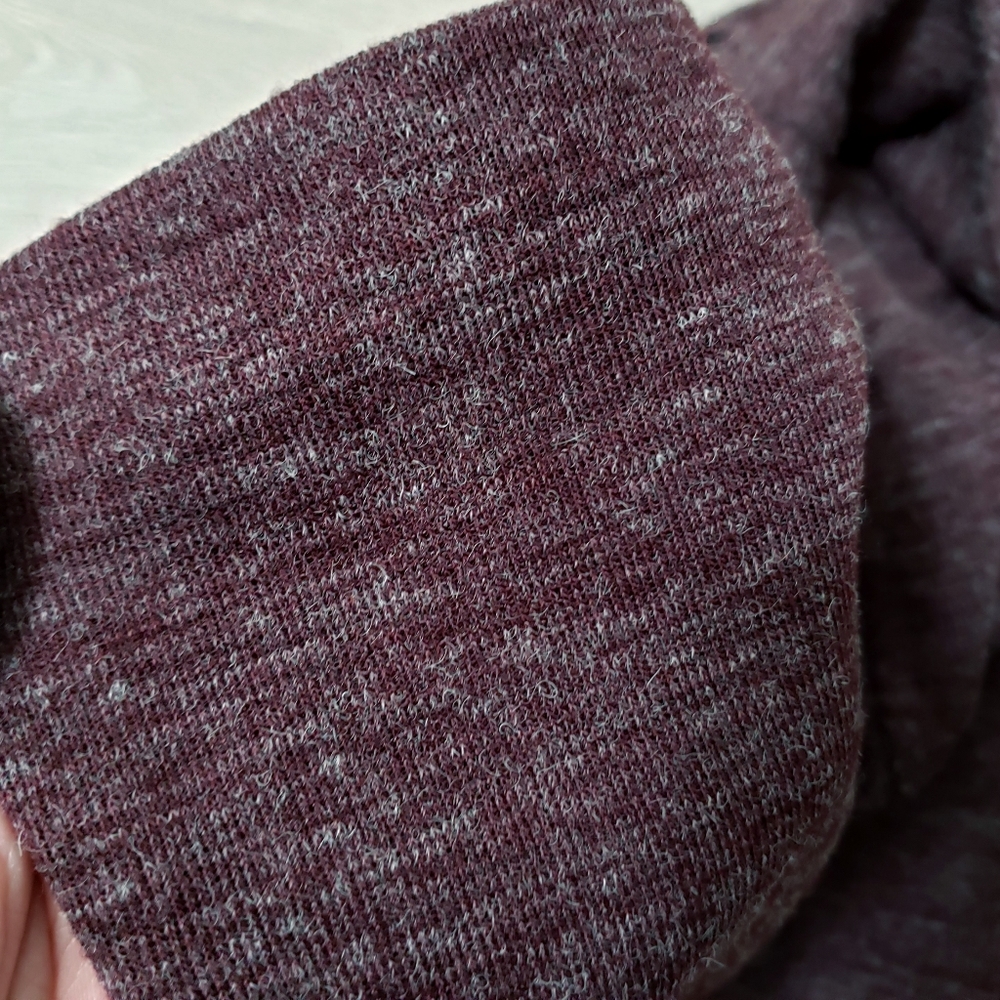 FINAL $ DROP Ann Taylor LOFT purple elastic waist skirt stretch size XL office - Picture 3 of 5